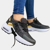 Bevin – bequeme schuhe für damen – Schwarz