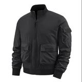 Freestyle compass - trendige cargo bomberjacke für herren mit urbanem flair – Schwarz