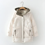 Parka met capuchon - karoda – Weiß