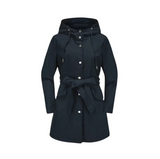 Morgana - wasserdichter, zeitloser trenchcoat für damen – Blau