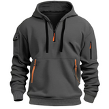 Finden - bequemer herren-hoodie, lässiger style für jeden tag – Dunkelgrau