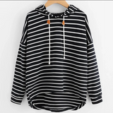Zeta – übergroßer kapuzenpullover – Schwarz