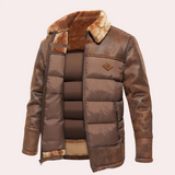 Ferran – warme Winterjacke für herren – Dunkelbraun