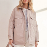 Emy - wintermantel für frauen – Rosa