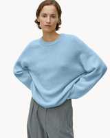 Ilona - luxuriöser, bequemer und raffinierter damenpullover – Blau