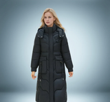 Eleganter parka – Schwarz