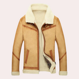 Cheval – warm gefütterte premiumjacke für herren – Kamel