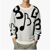 Milos – bequemer pullover für herren – Weiß