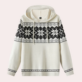 Orvalle – lässiger kapuzenpullover für herren – Schwarz