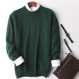 Boyan - eleganter herrenpullover in premiumqualität – Dunkelgrün