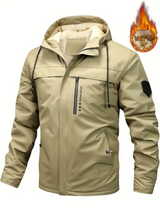 Luis – lässige winterjacke für Herren für outdoor-aktivitäten – Khaki