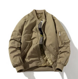 Städtisch | moderne und bequeme piloten-bomberjacke für herren – Armeegrün