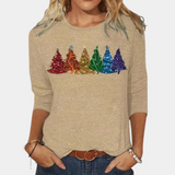 Stylisches und bequemes t-shirt für damen – Khaki