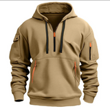 Finden - bequemer herren-hoodie, lässiger style für jeden tag – Khaki