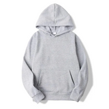 Damen-Kapuzenpullover – gemütlicher, übergroßer Kapuzenpullover mit Tasche – Hellgrau