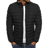 David - stylischer parka für herren – Schwarz
