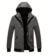 Calvin - klassische steppjacke für herren – Grau