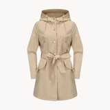 Morgana - wasserdichter, zeitloser trenchcoat für damen – Beige