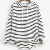 Zeta – übergroßer kapuzenpullover – Weiß