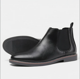 Feine lederschuhe in stilvollem design für herren – Schwarz