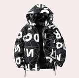 Dareau – stylische kapuzenjacke für herren – Schwarz