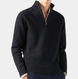 Modischer pullover für männer – Schwarz