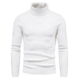 Herren-Rollkragenpullover – Kafen – Weiß