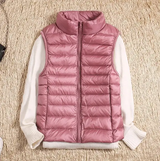 Ivalo - ultraleichte daunenweste für damen – Rosa