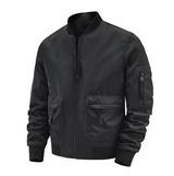 Freestyle compass - trendige cargo bomberjacke für herren mit urbanem flair – Schwarz 1