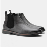 Feine lederschuhe in stilvollem design für herren – Grau