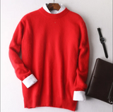 Boyan - eleganter herrenpullover in premiumqualität – Rot