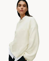 Ilona - luxuriöser, bequemer und raffinierter damenpullover – Beige