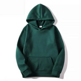Damen-Kapuzenpullover – gemütlicher, übergroßer Kapuzenpullover mit Tasche – Grün