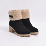 Tino - warme winterstiefel aus wildleder in verschiedenen ausführungen – Schwarz