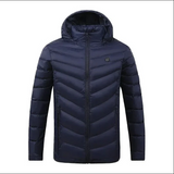Warme und kuschelige jacke für maximalen komfort – Blau