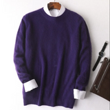 Boyan - eleganter herrenpullover in premiumqualität – Lila