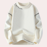 Zenia – gemütlicher winterpullover für damen – Weiß