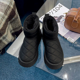 Anika – warme winterstiefel – Schwarz