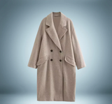Exklusive trenchcoat-jacke – Beige