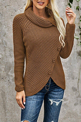 Marcelline – strickpullover für damen – Braun