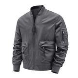 Freestyle compass - trendige cargo bomberjacke für herren mit urbanem flair – Grau 1