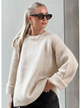 Clara pullover – Aprikose