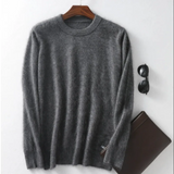 Boyan - eleganter herrenpullover in premiumqualität – Dunkelgrau