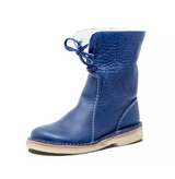 Margarete - wasserdichtes design mit wollfutter für damen – Blau