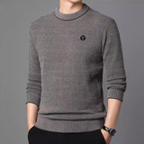 Engelbert – bequemer strickpullover – Grau