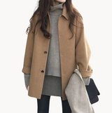 Coraline | zeitlos elegant geschnittene damenjacke – Khaki