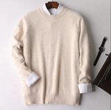 Boyan - eleganter herrenpullover in premiumqualität – Beige