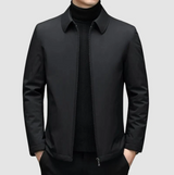 Premium-daunenjacke für herren – Schwarz