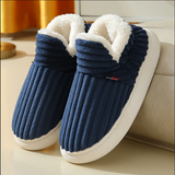 Avery - weiche hausschuhe – Marineblauw