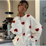 Vita – übergroßer pullover – Weiß